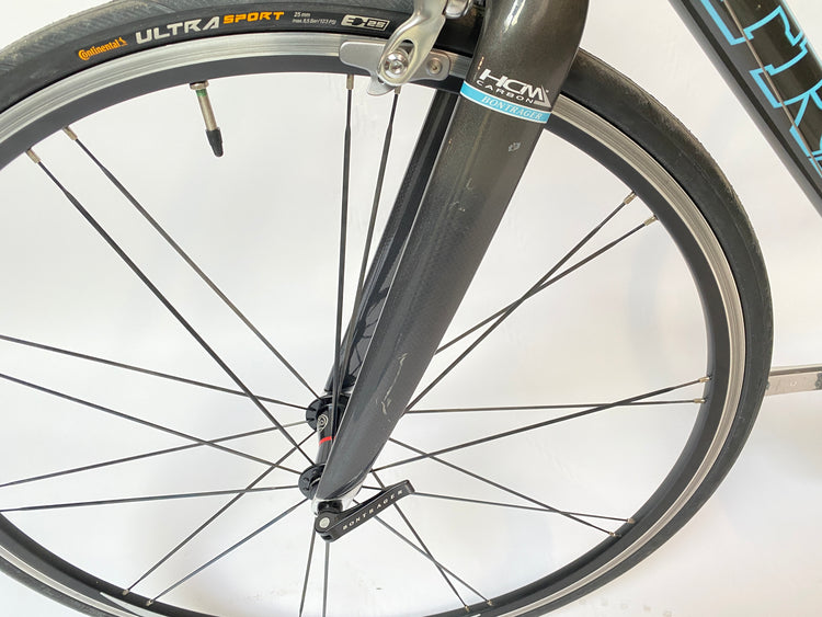 scratches on the left fork leg