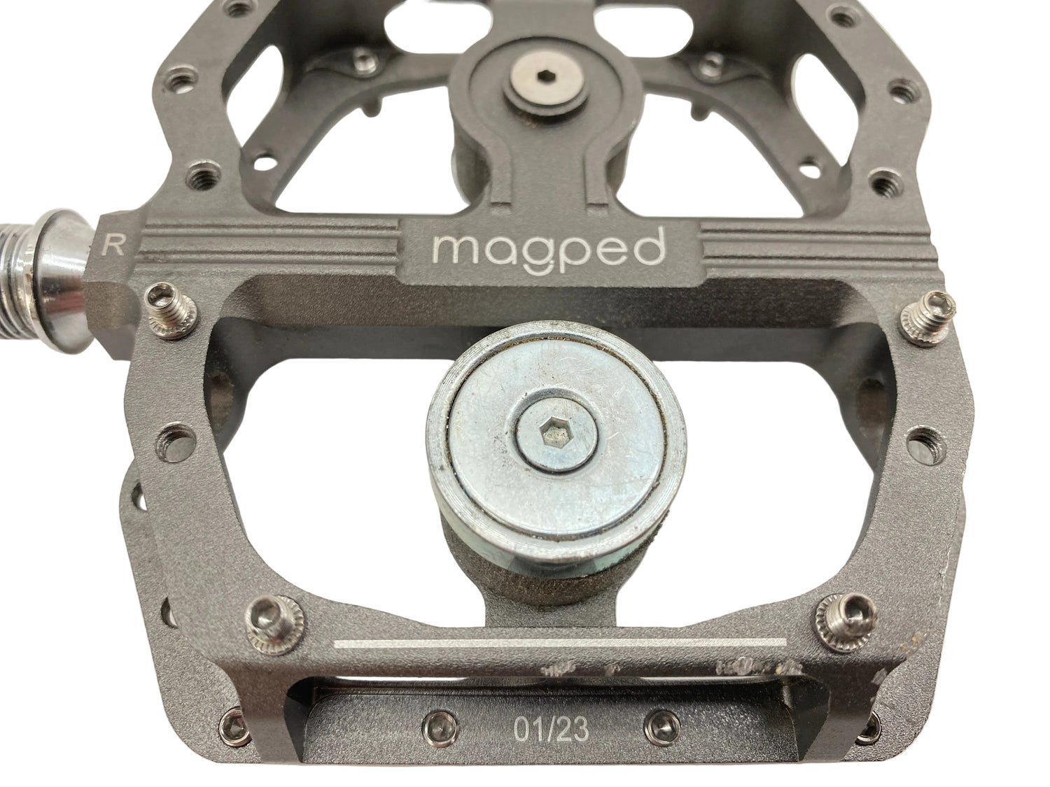 close up of one magnet