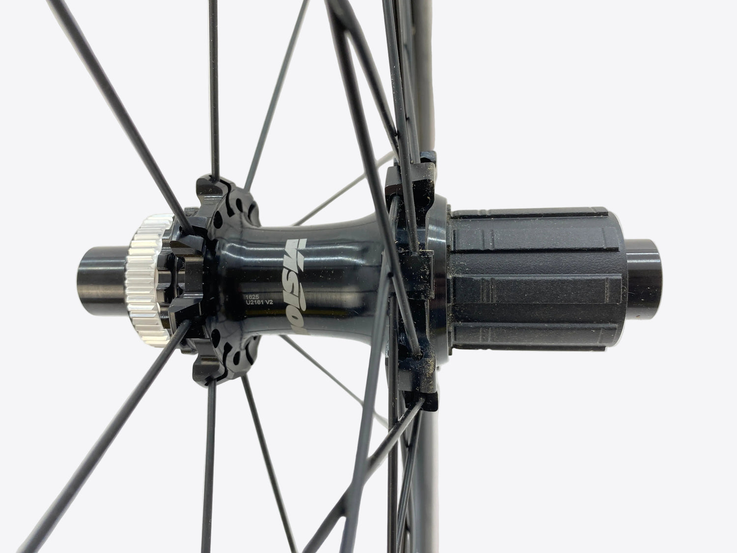 close up of the rear hub