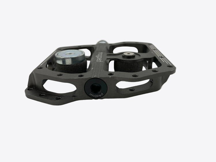 side view of the right pedal