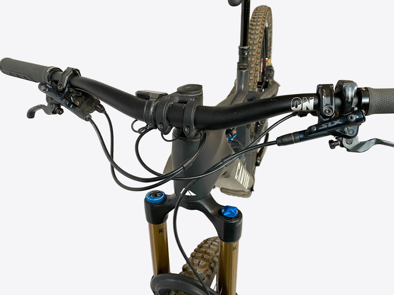 view of the handlebar
