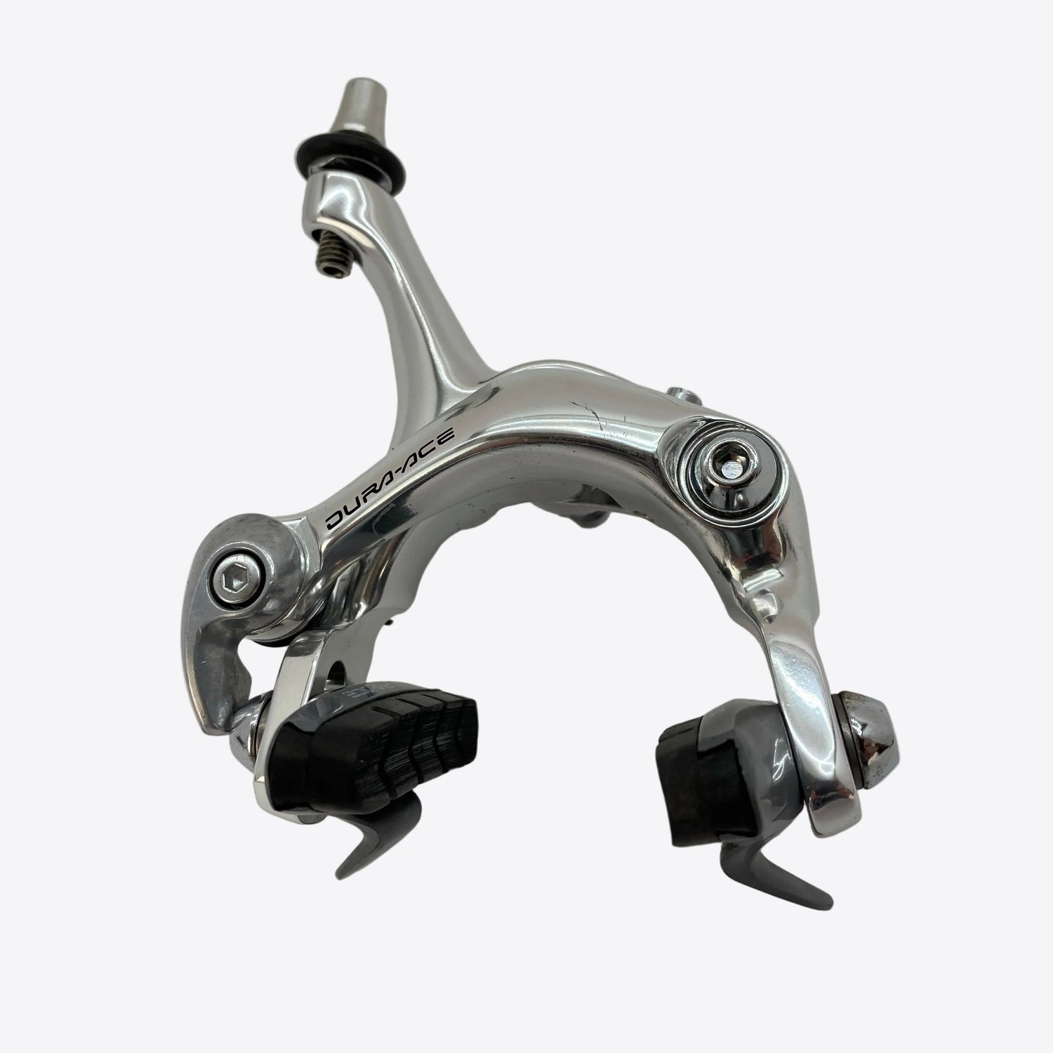 close up of the rear brake