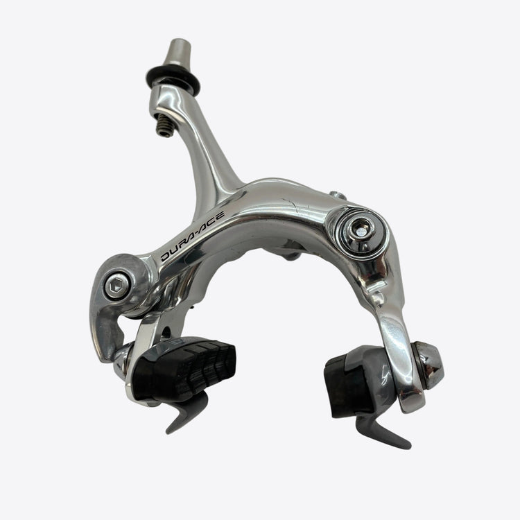 close up of the rear brake