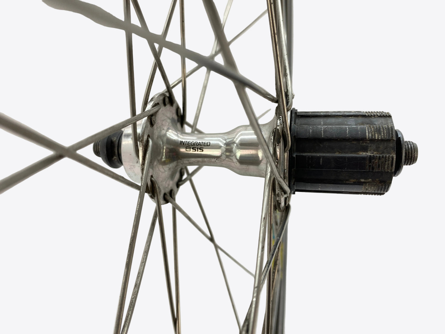 close up of the rear hub