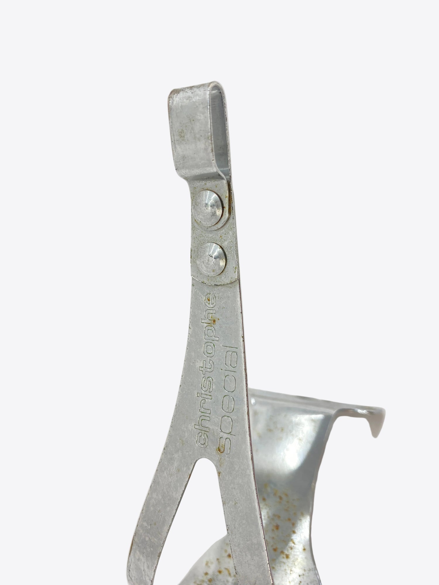 top of the toe clip