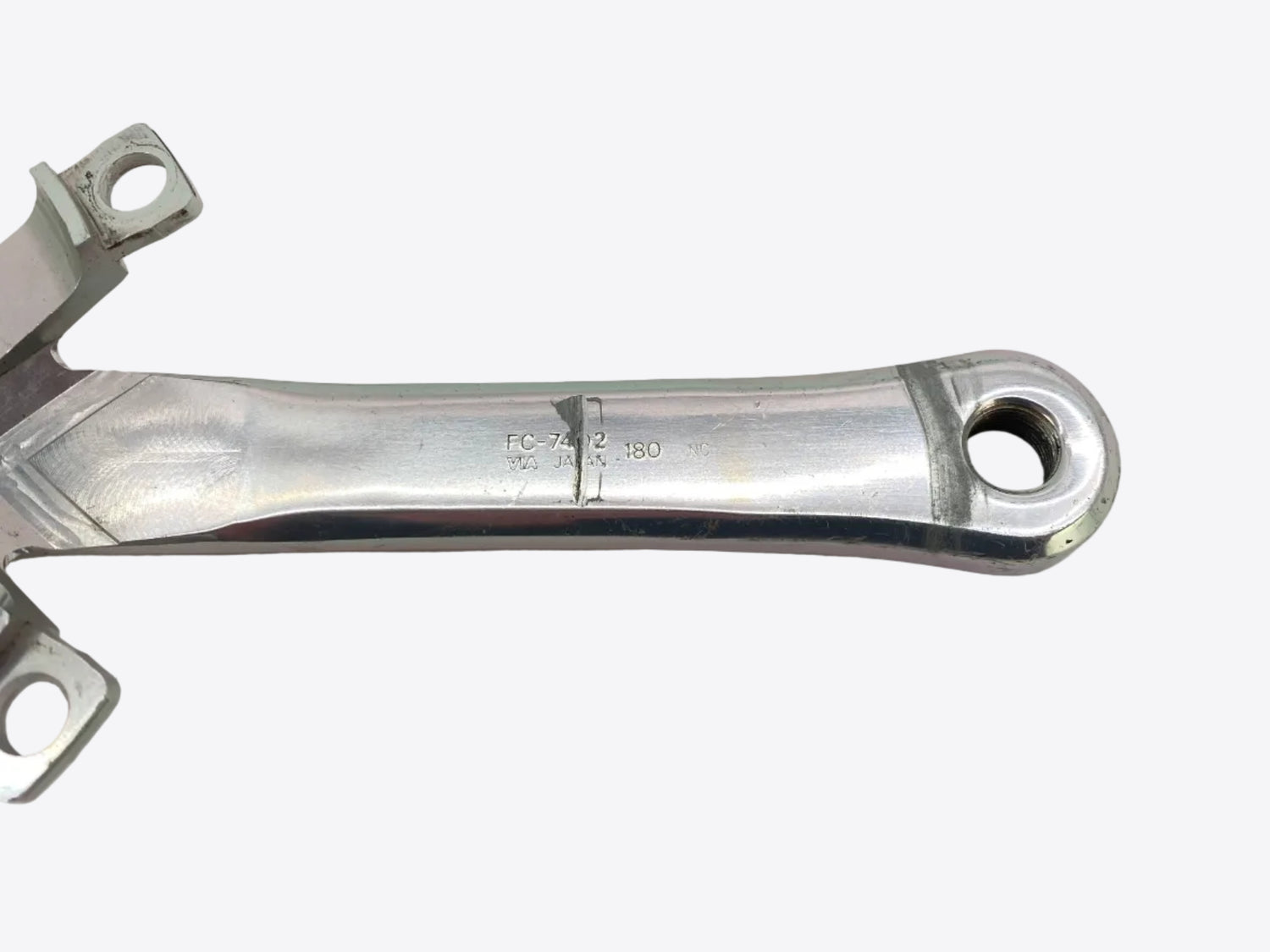 backside of the right crank arm