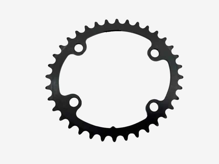 backside view of the chainring