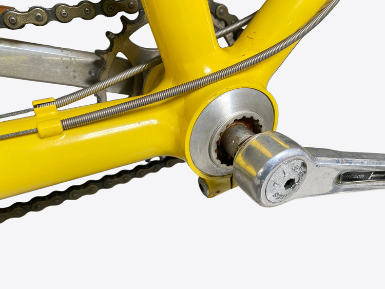 close up of the captain bottom bracket