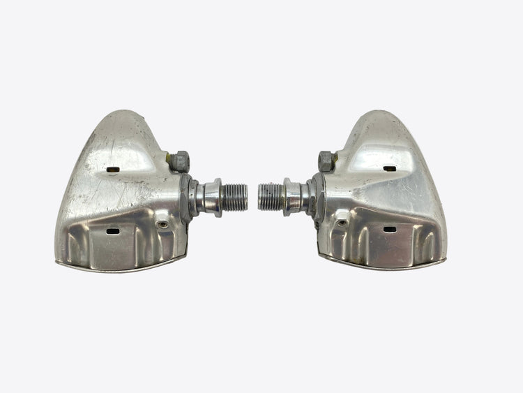 underside view of the pedals