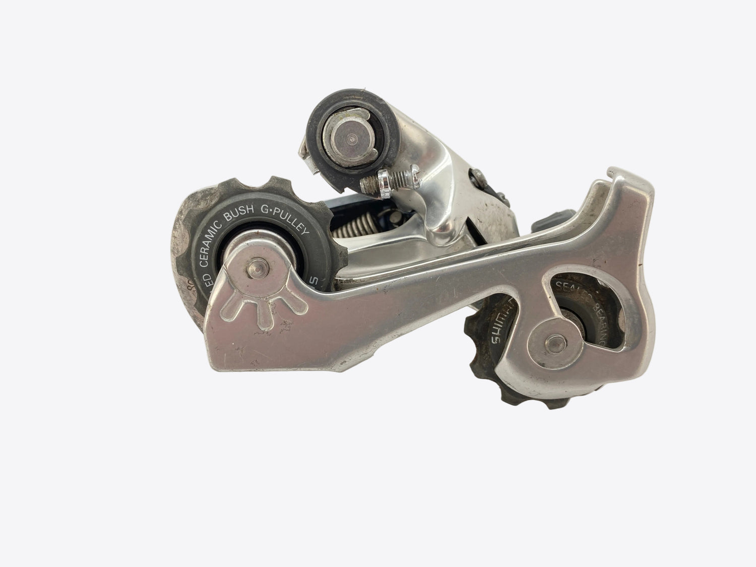 backside view of the derailleur