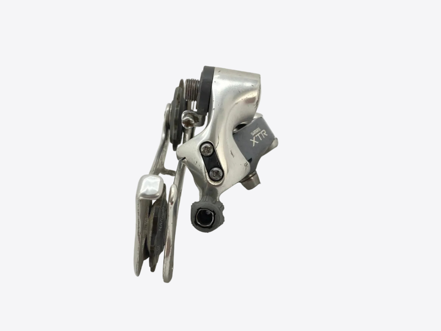 rear view of the derailleur