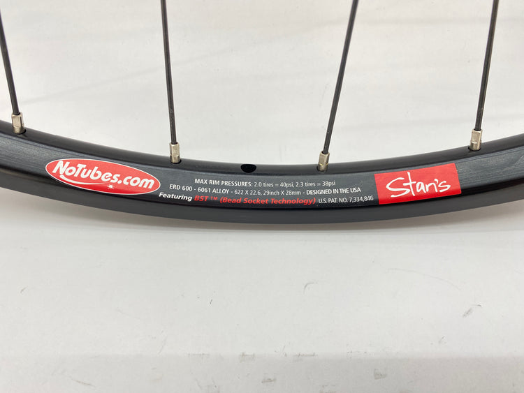 close up of the size label