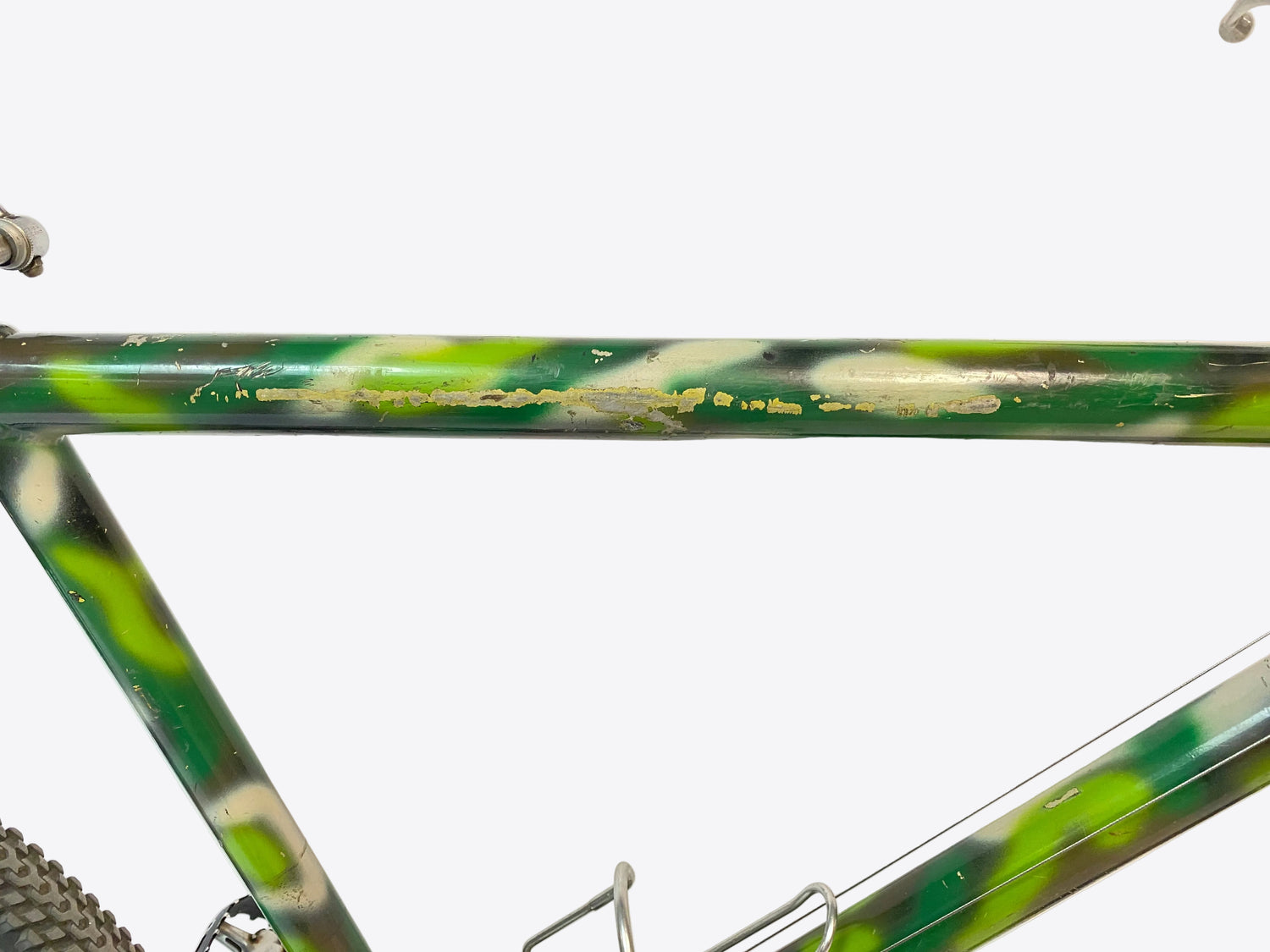 view of the top tube