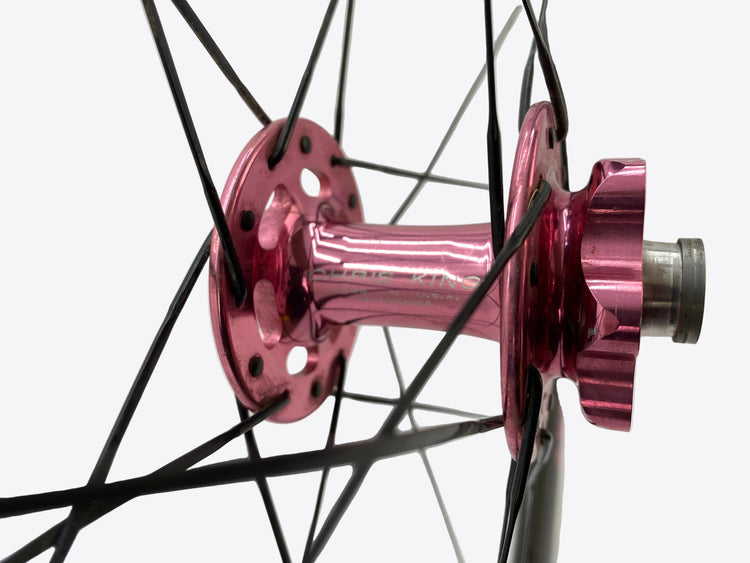 close up of the front hub