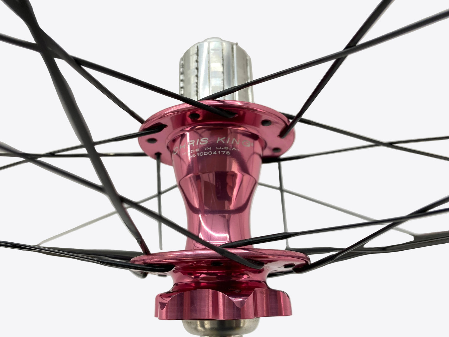 close up of the rear hub