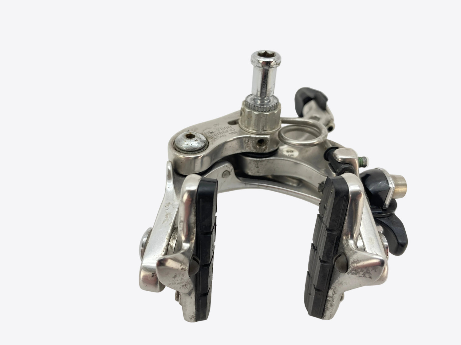 underside view of the rear brake