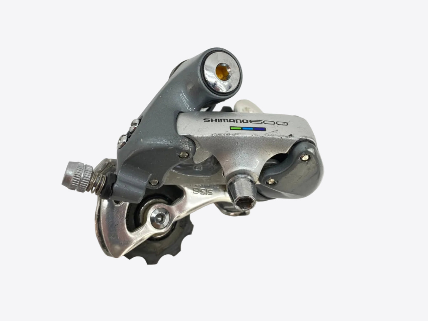 underside view of the derailleur