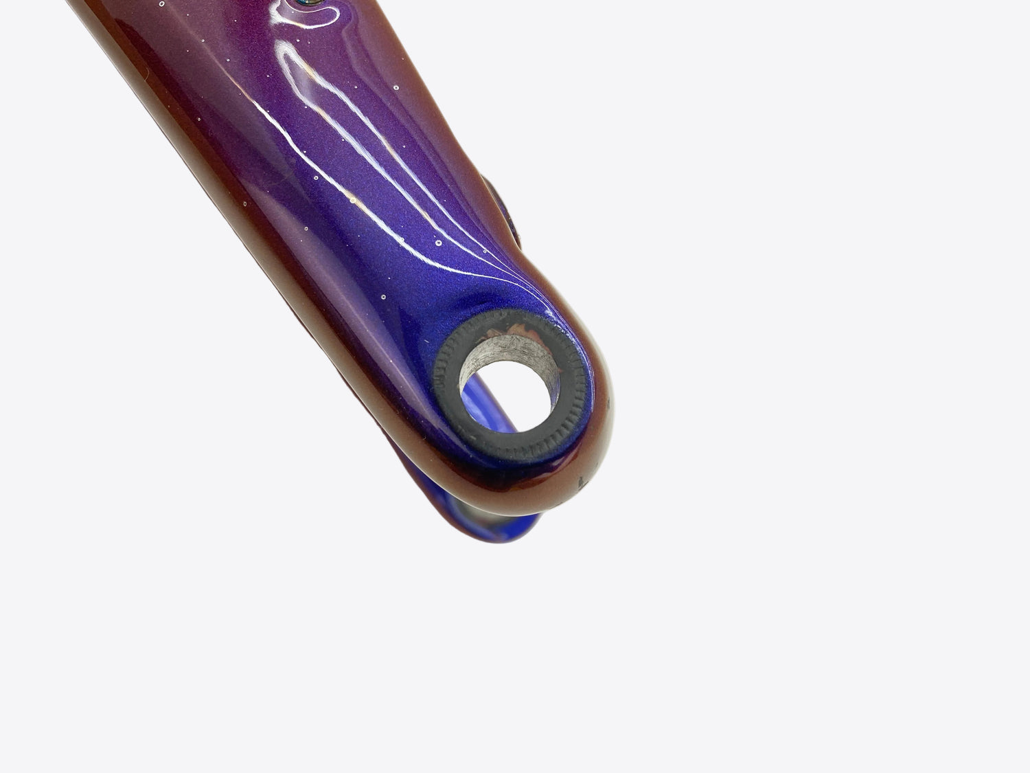 close up of the fork tip