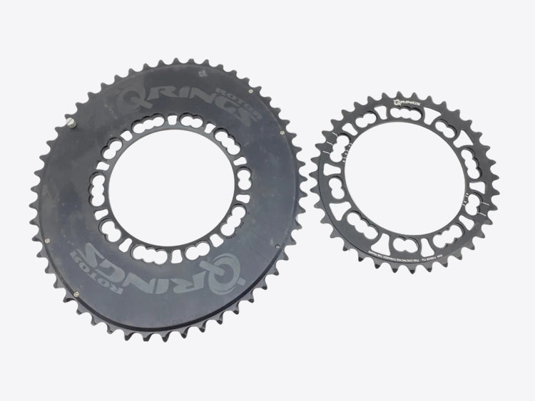 main view of the chainrings