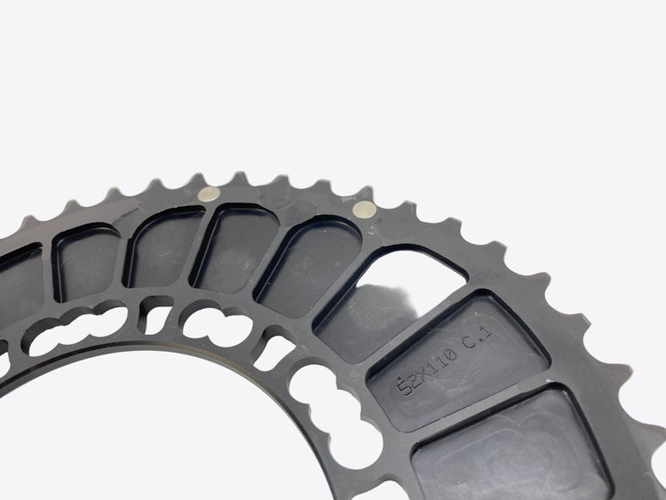 backside view of the chainring