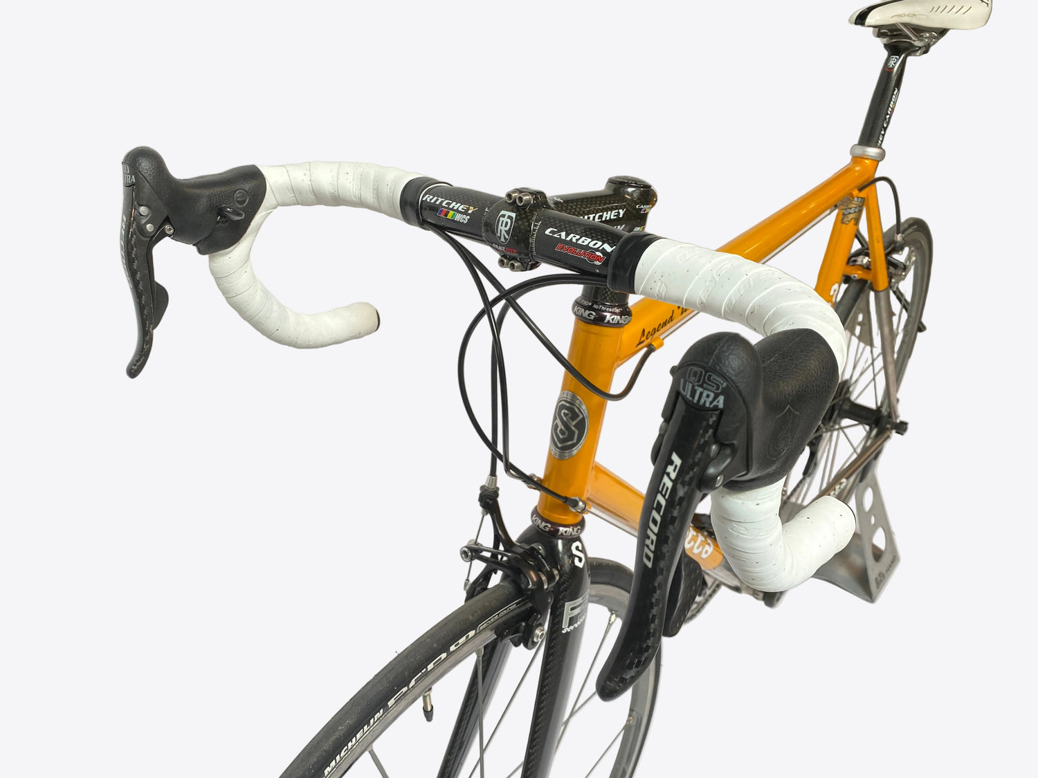 view of the handlebars