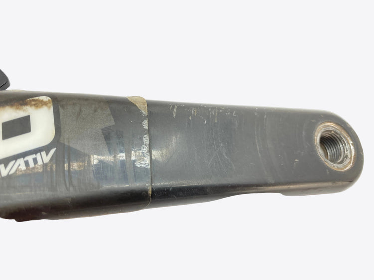 scratches on the crank arm face