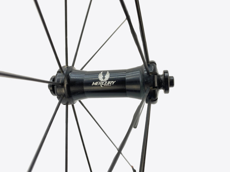 close up of the front hub
