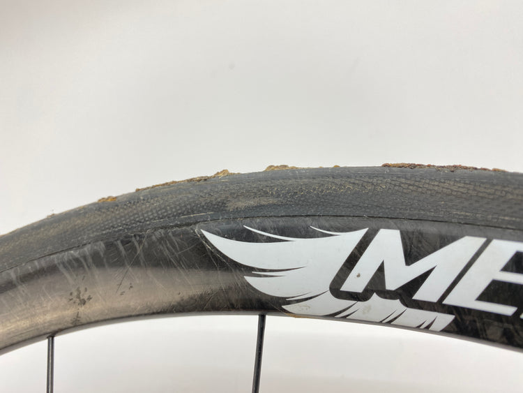 close up of the brake track