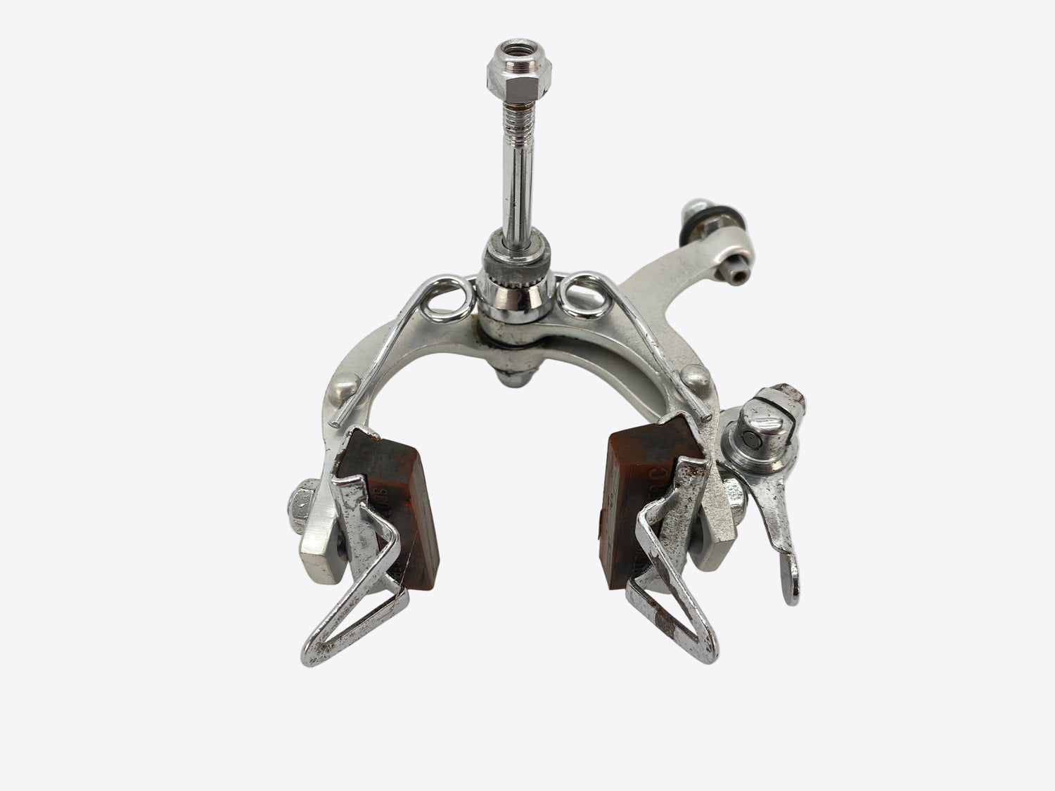 underside view of the front brake