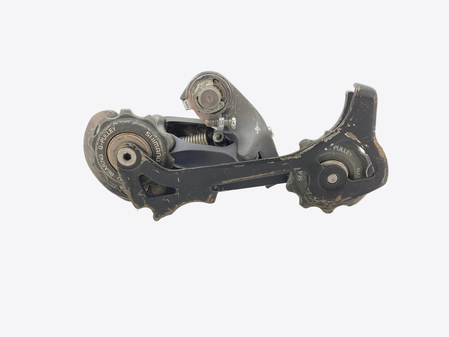backside view of the derailleur