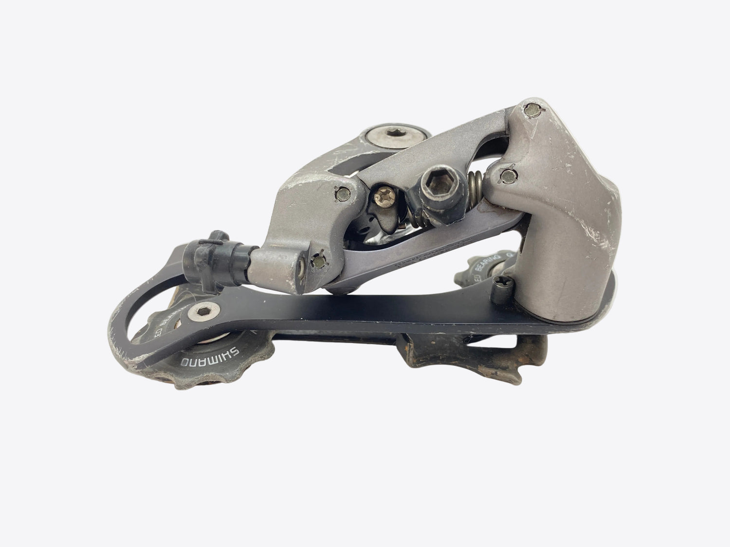 underside view of the derailleur