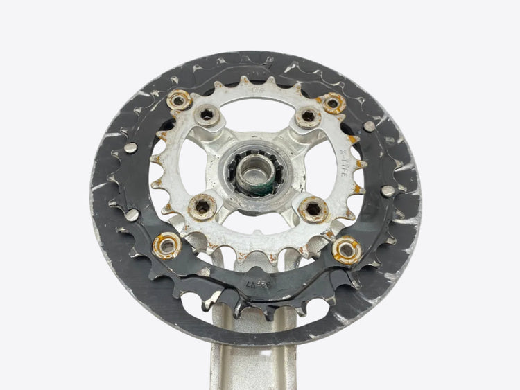 inside view of the chainrings