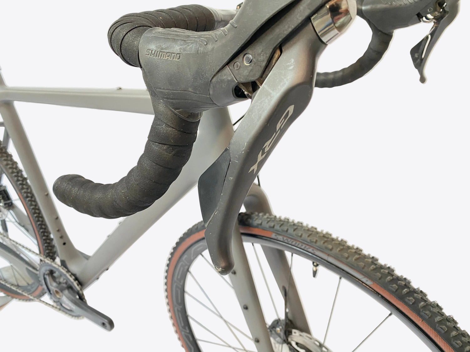 close up of the right lever