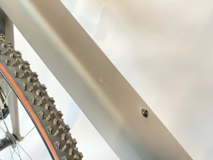 scratch on the down tube