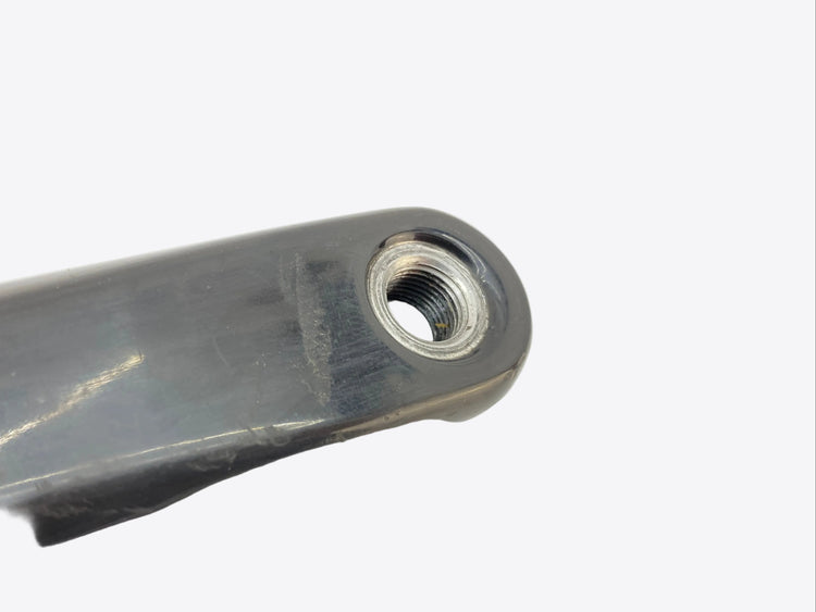 pedal end view of the left arm