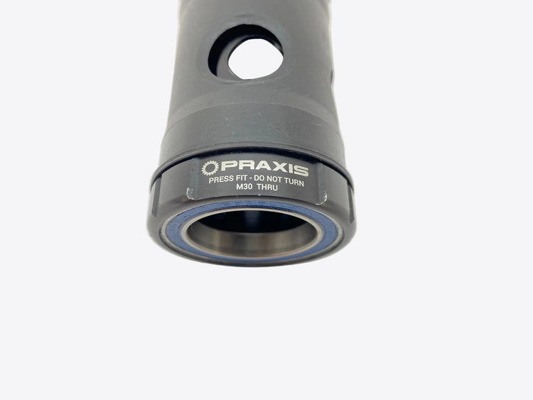 close up of the bottom bracket