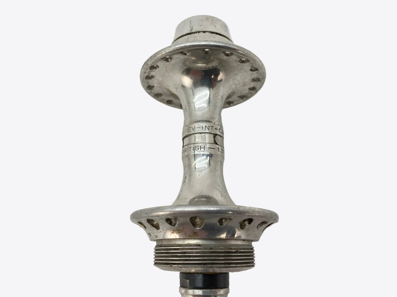 close up of the hub