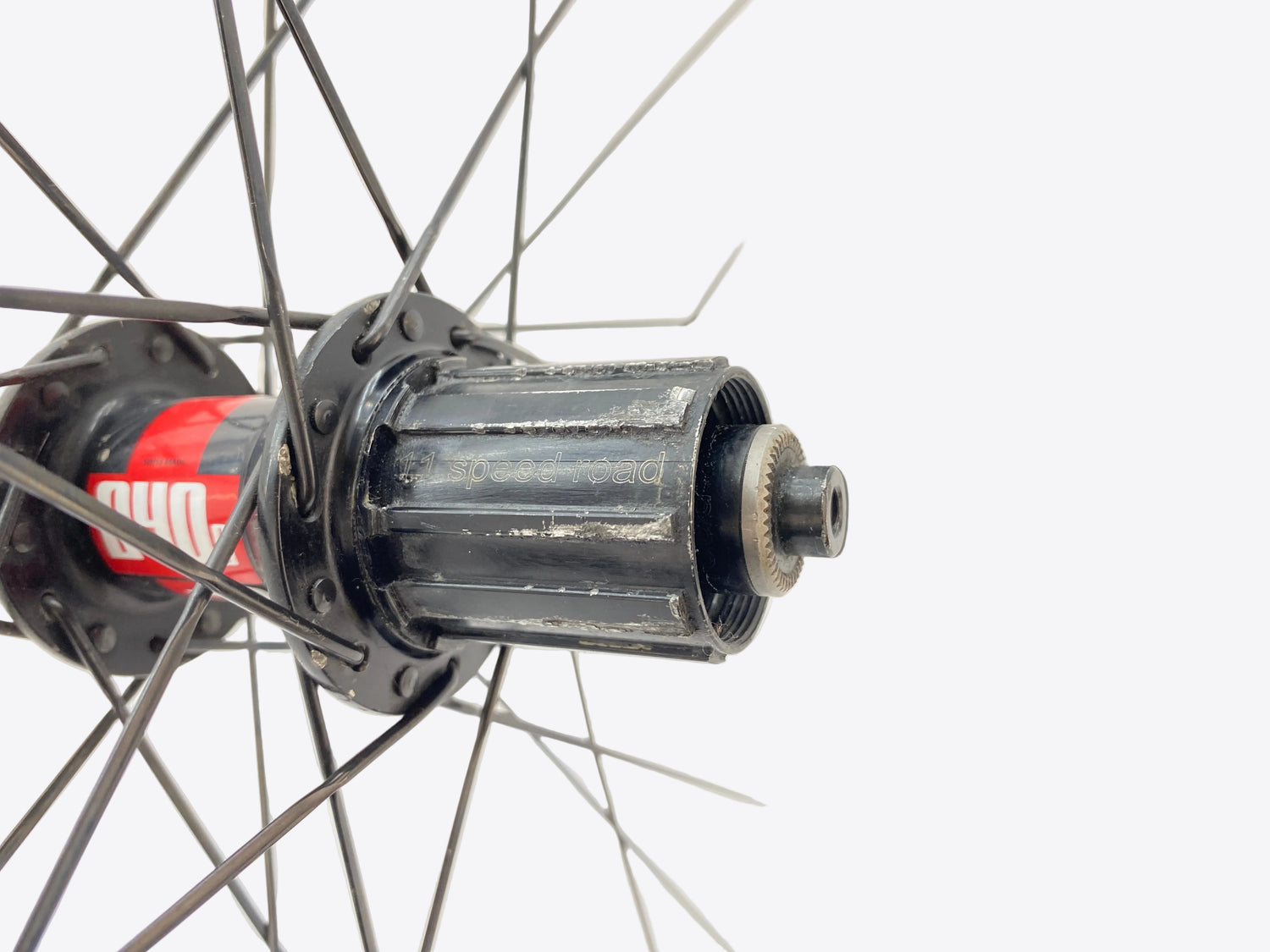 close up of the freehub body