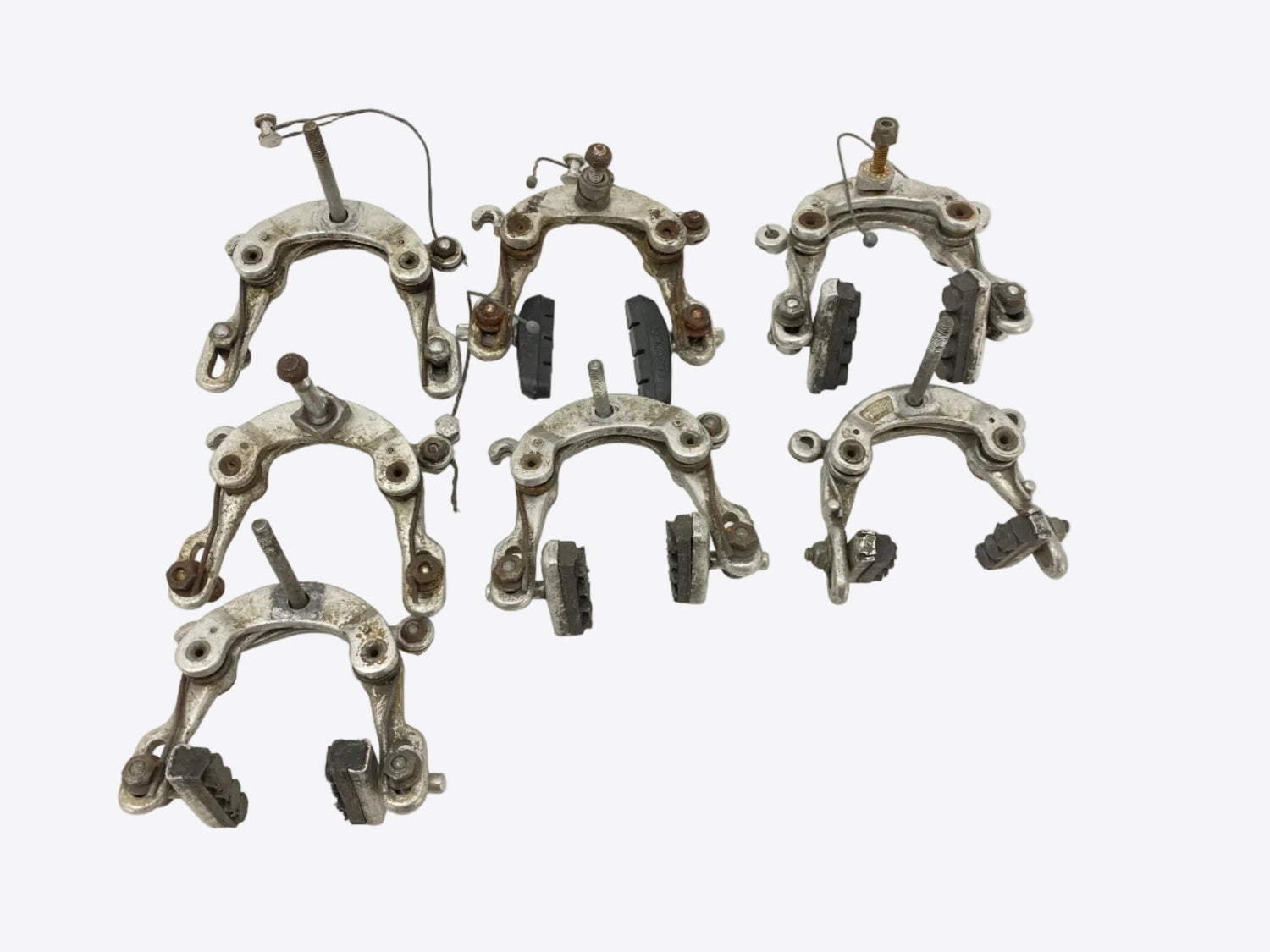 backside view of the brakes