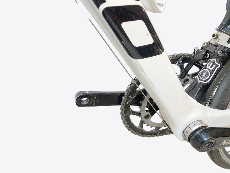 scrapes on the down tube