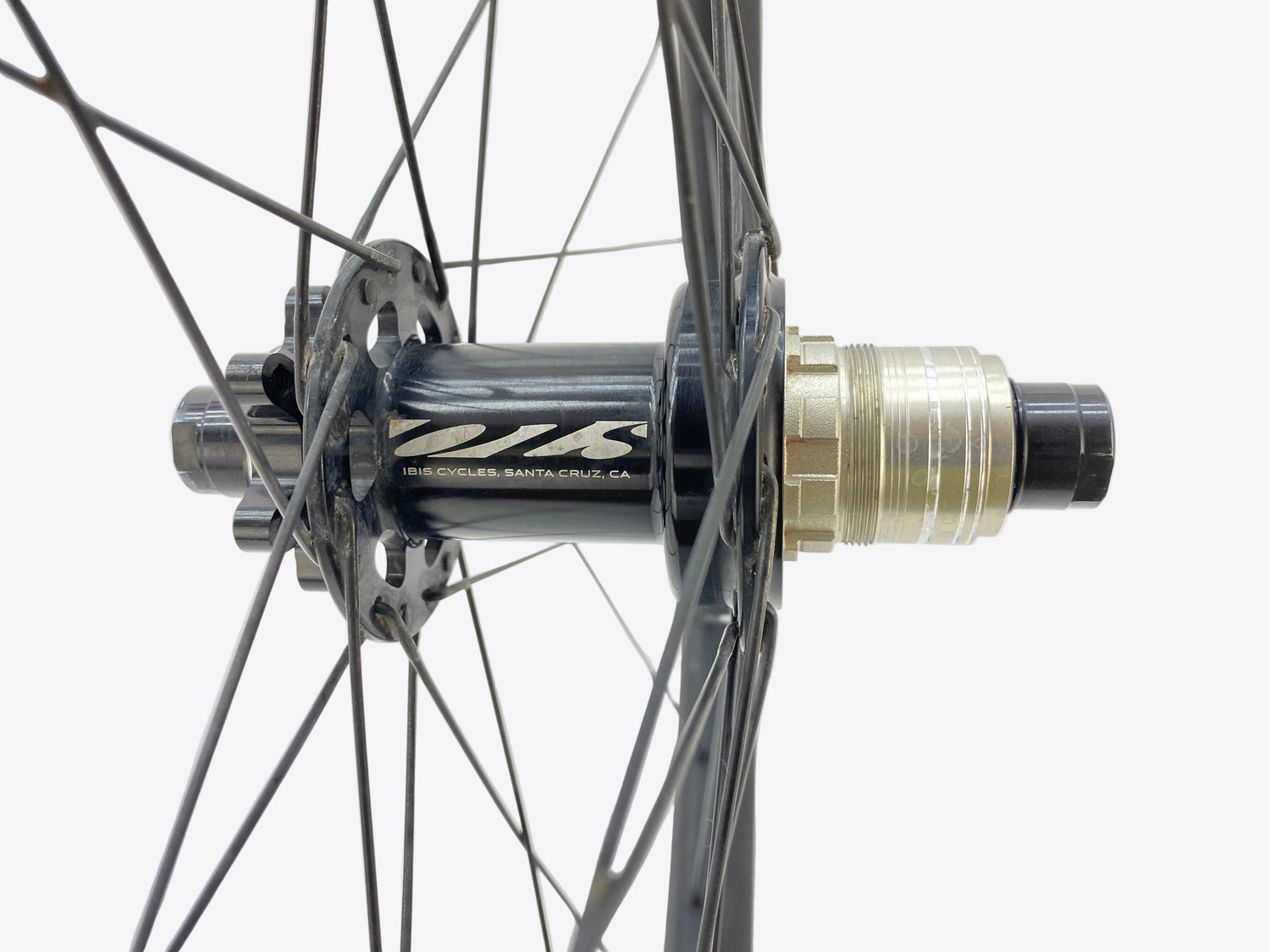 close up of the rear hub
