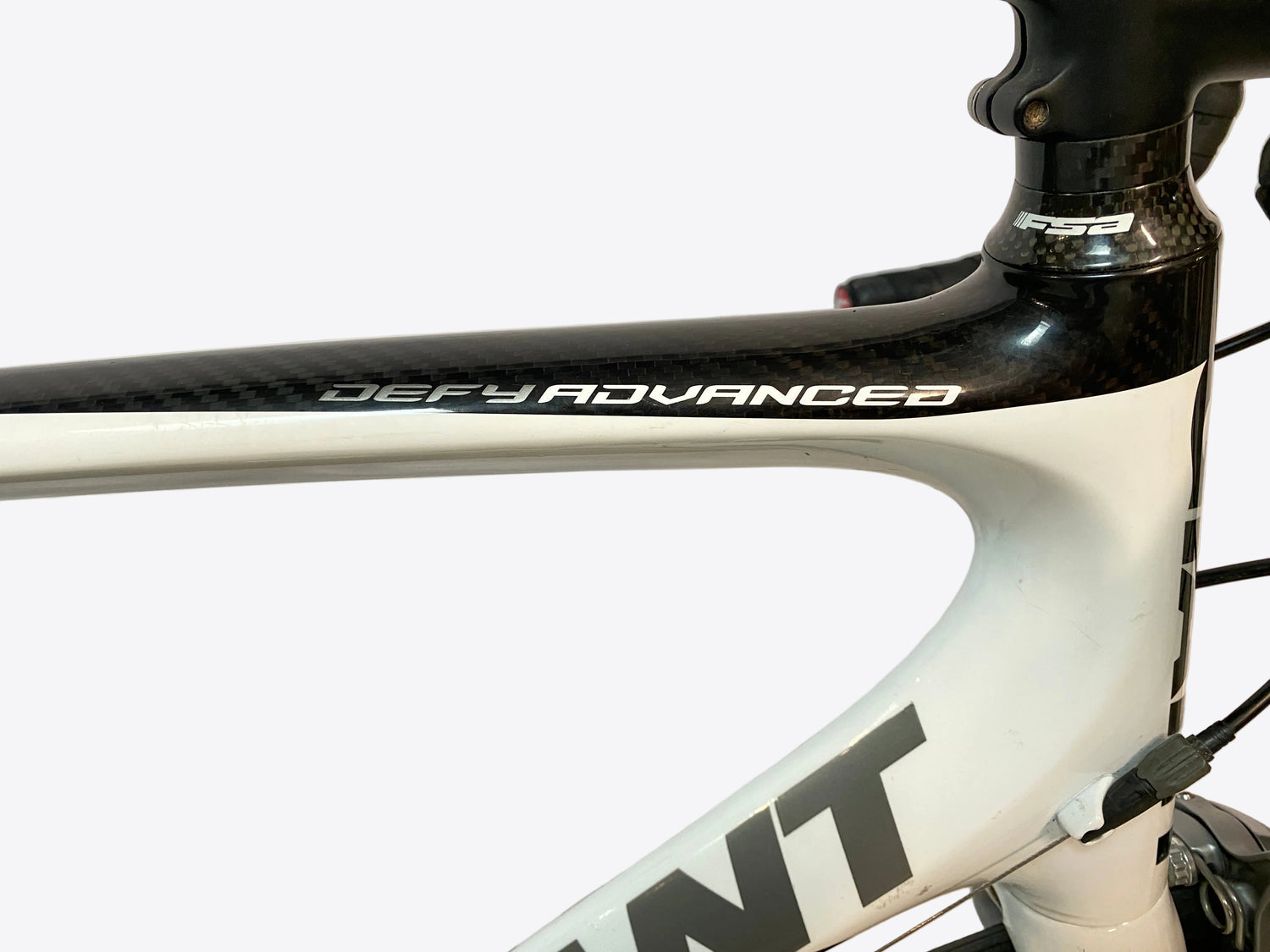 close up of the model name