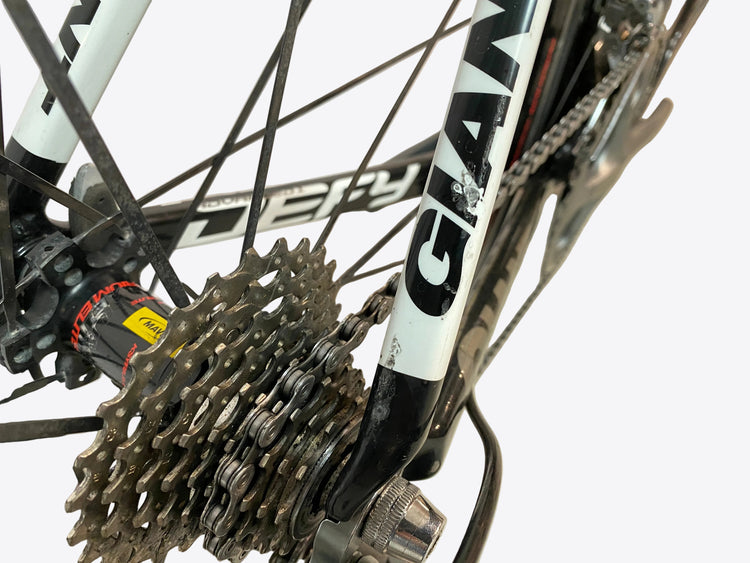 scratches on the right seat stay