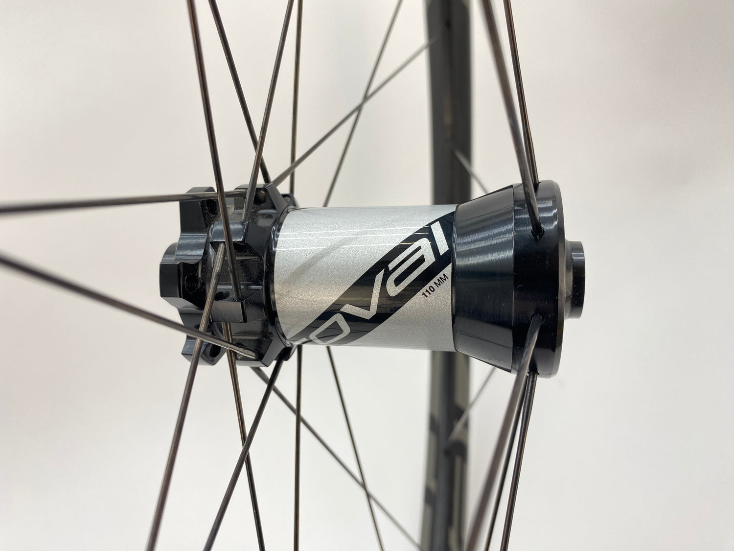 close up of the front hub