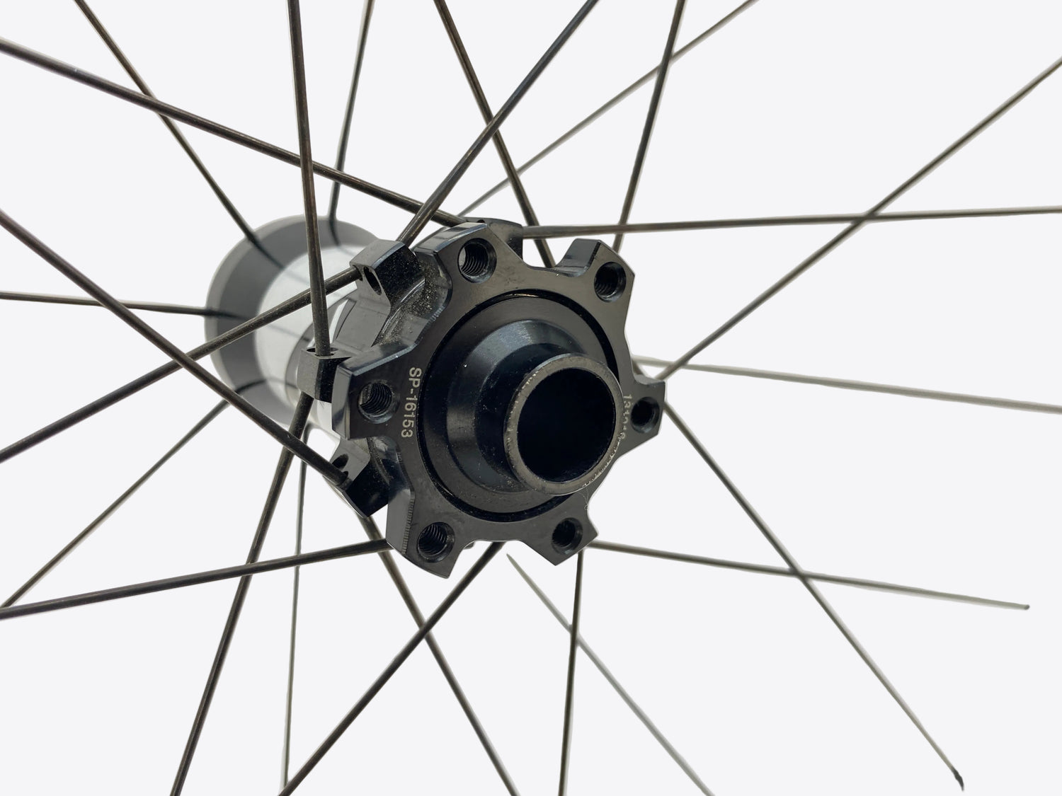 close up of the left front axle end