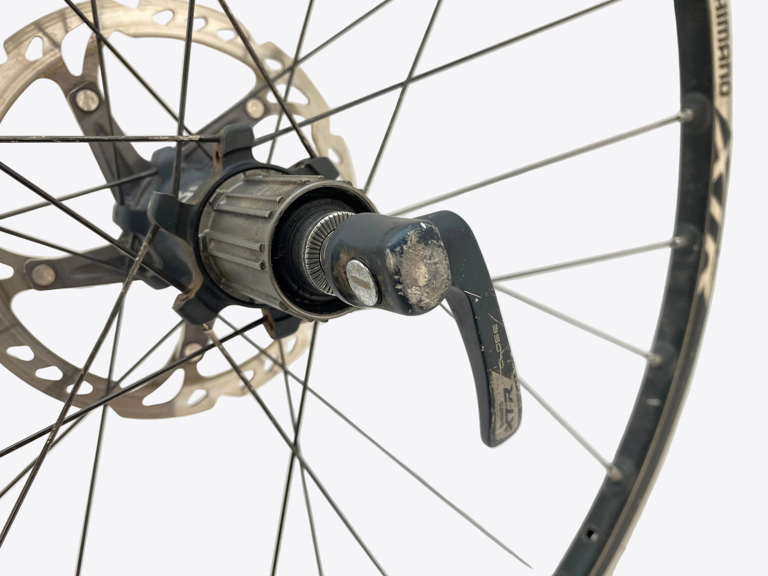 right side view of the rear hub