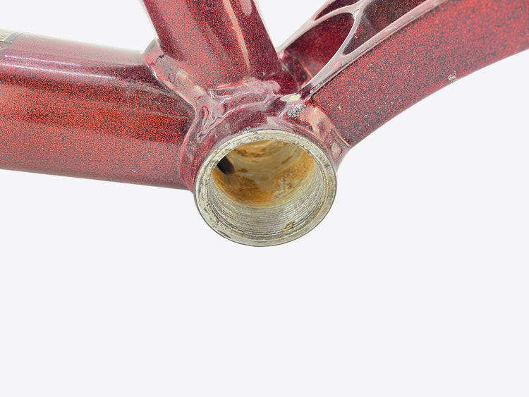 close up of the bottom bracket