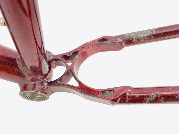 close up of the chain stay yoke