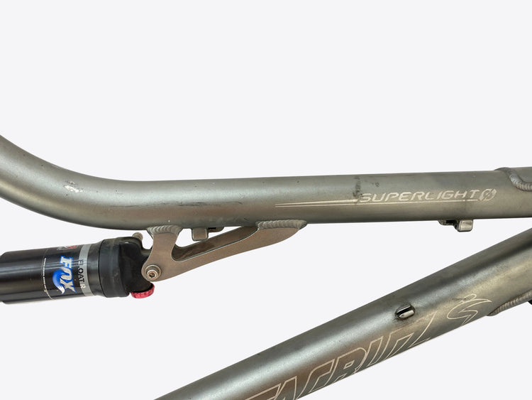 view of the top tube