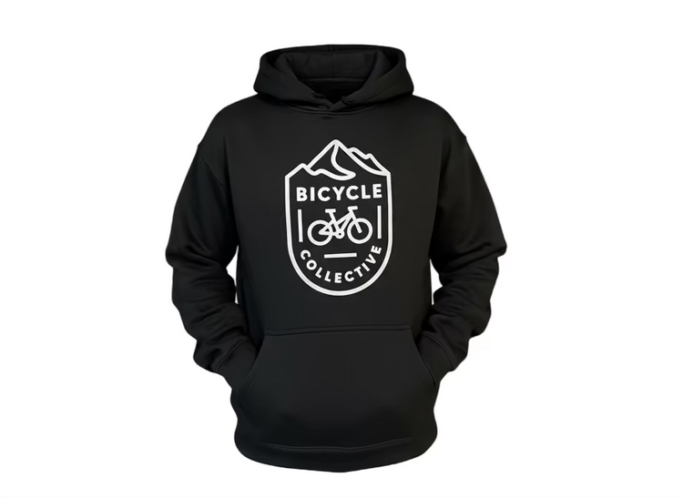 Bicycle Collective Black Hooded Sweatshirt